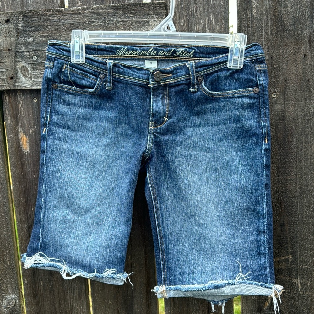 Y2K Abercrombie and fitch denim shorts